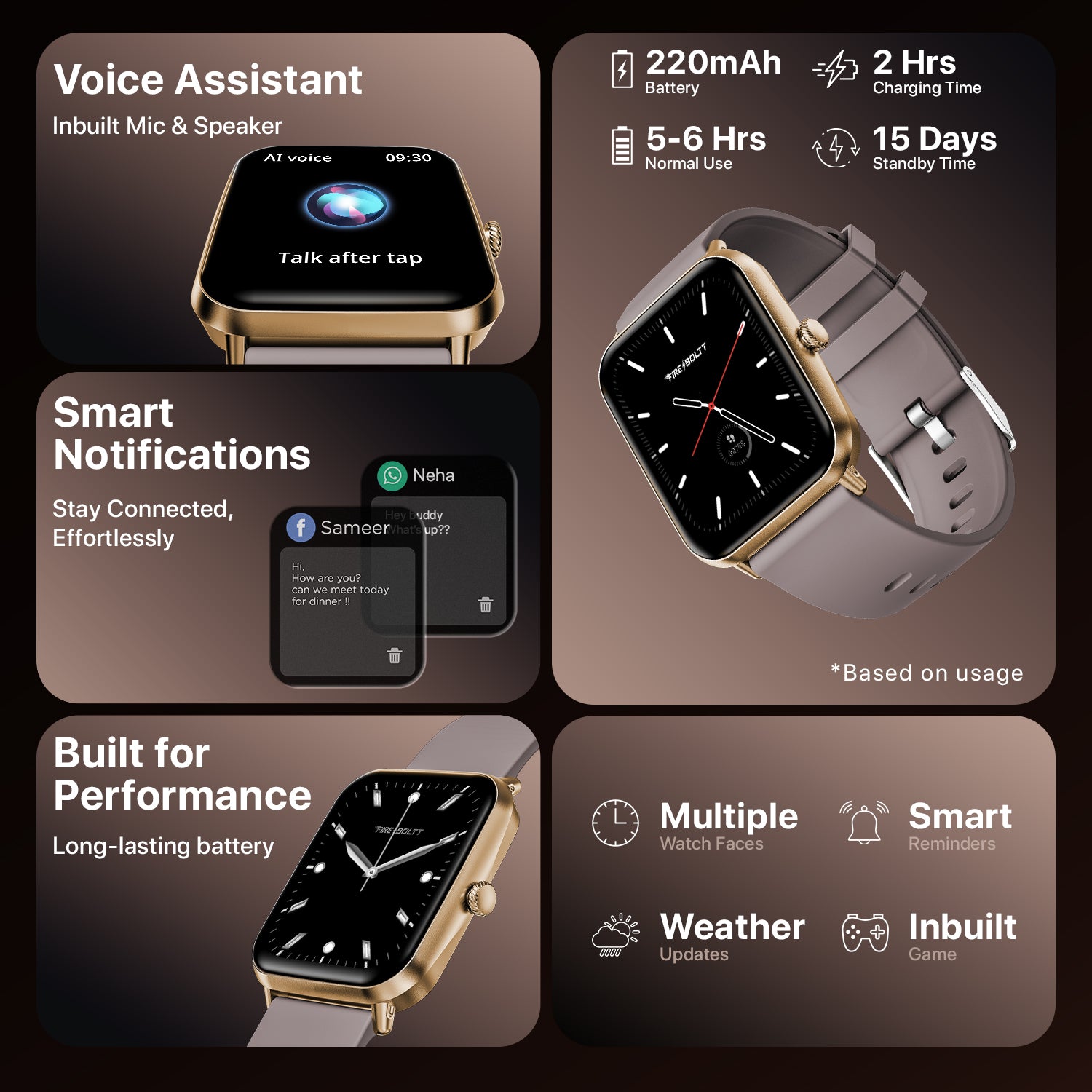 Ninja Call Pro Plus BT Calling Smartwatch | 46.48mm (1.83 inch) Display ...