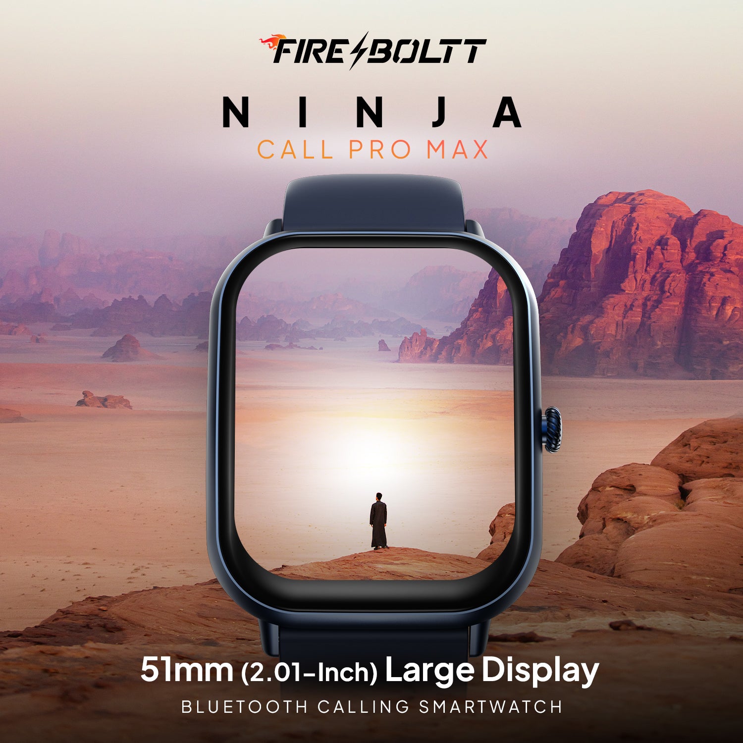 Call Ninja Ninja Call Pro Max with a 51mm (2.01 inch) Display and BT Calling ...