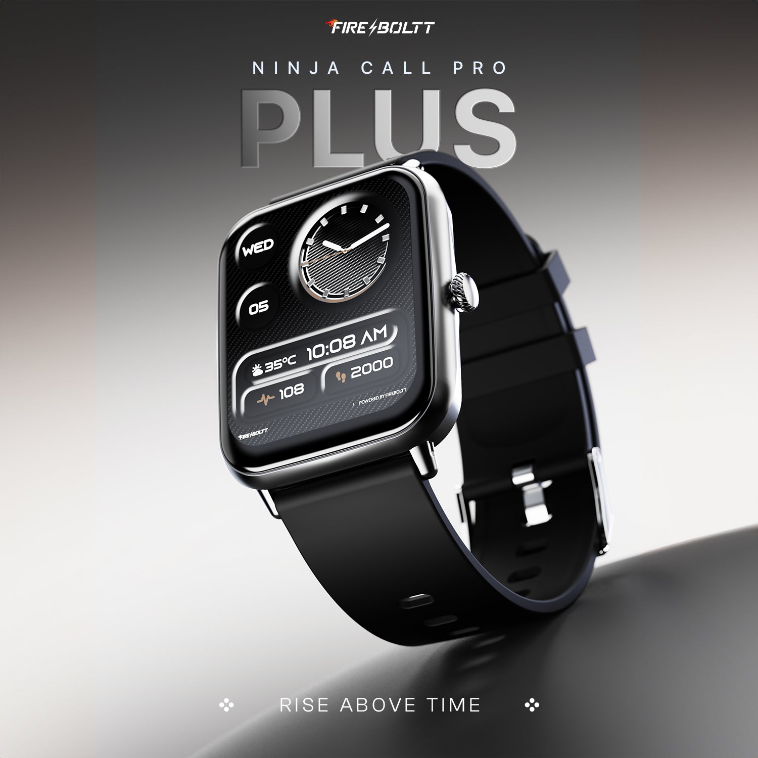 Call Pro Connect Ninja Call Pro Plus BT Calling Smartwatch | 46.48mm (1.83 inch) Display ...