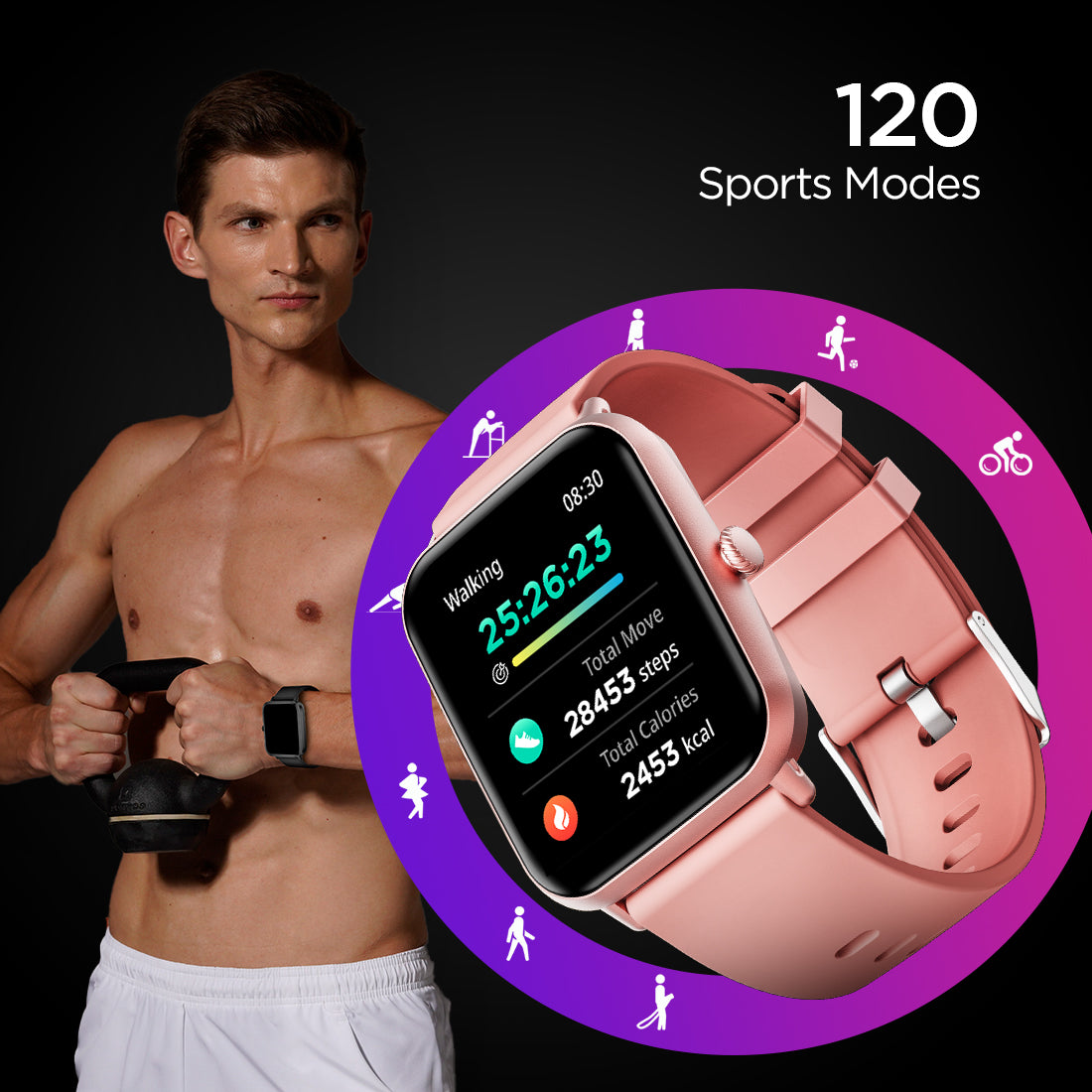 Fire-Boltt Ninja Call Pro | BT Calling | 100+ Sports Modes