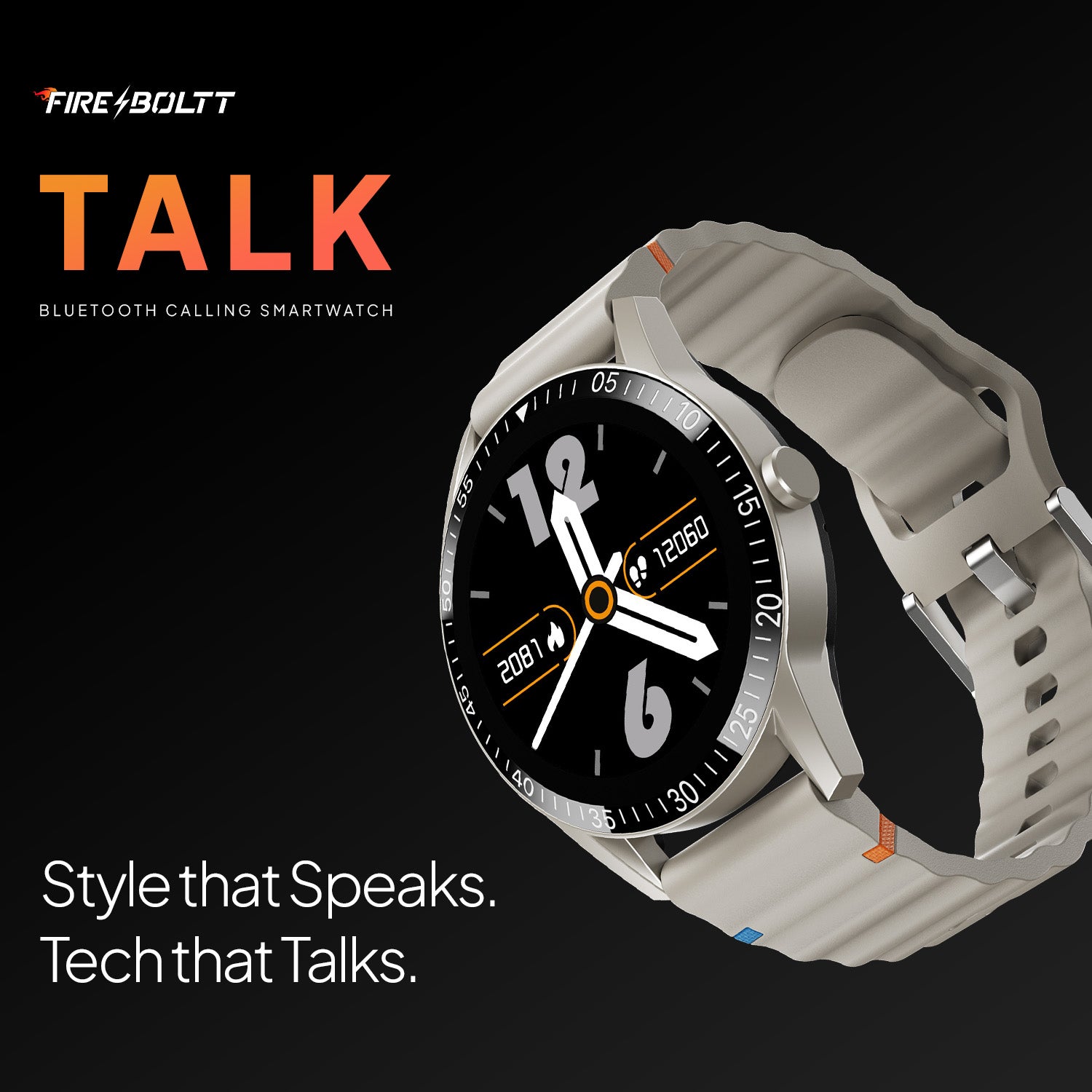 Talk with 35.3mm Display | BT Calling | Stainless steel – Fire-Boltt
